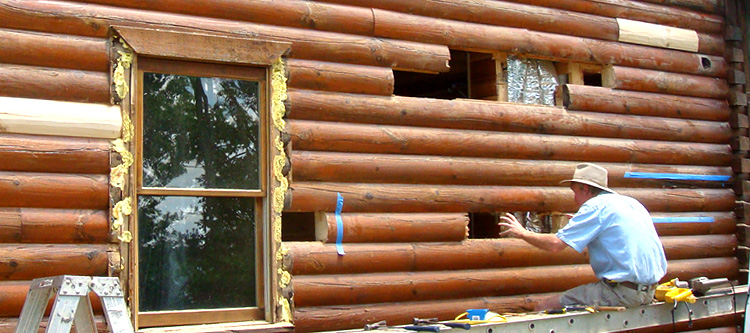 Log Home Repair Pickens County, Alabama