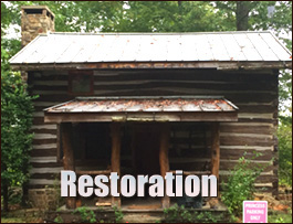 Historic Log Cabin Restoration  Pickens County, Alabama